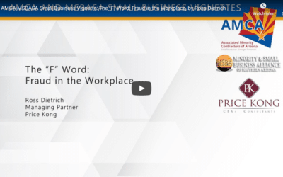 AMCA and MSBASA Small Business Vignette: The “F” Word: Fraud in the Workplace