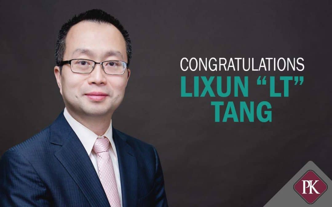 Price Kong Promotes Lixun Tang to Partner