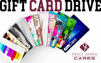 Price Kong Cares Thanksgiving Gift Card Drive for Homeless Youth