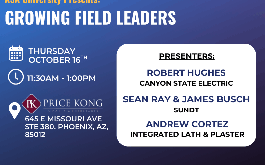 Price Kong Hosts ASA University: Growing Field Leaders